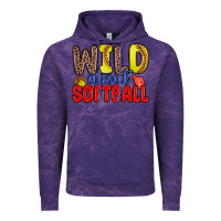 Cloud Purple wild about softball Vintage Hoodie - Zillion Design Studio