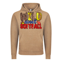 Vintage Coffee wild about softball Vintage Hoodie - Zillion Design Studio