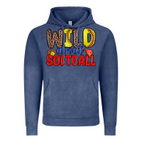 Wild About Softball Vintage Hoodie | Teevron