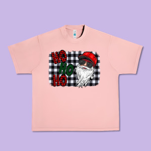 Ho Ho Ho Urban Heavy Tee Designed By Cowhidedigitalart