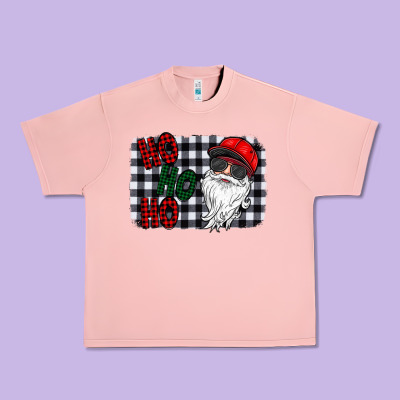 Ho Ho Ho Urban Heavy Tee Designed By Cowhidedigitalart