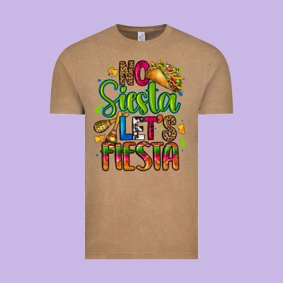 No Siesta Lets Fiesta Vintage Tee Designed By Cts Tumbler Store