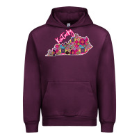 Mauve Wine Pink Kentucky Urban Hoodie - Bettercallsaul