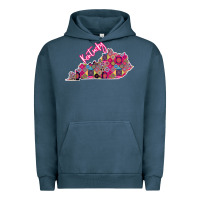 Pigment Midnight Navy Pink Kentucky Urban Hoodie - Bettercallsaul