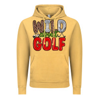Vintage Mustard wild about golf Vintage Hoodie - Zillion Design Studio
