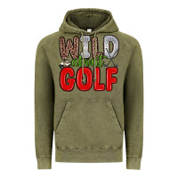 Vintage Olive wild about golf Vintage Hoodie - Zillion Design Studio