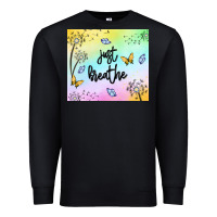 Black just breathe Premium Sweatshirt - MaliasSmallBusiness