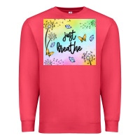 Cardinal just breathe Premium Sweatshirt - MaliasSmallBusiness