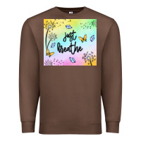 Chestnut just breathe Premium Sweatshirt - MaliasSmallBusiness