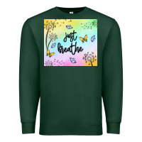 Sports Green just breathe Premium Sweatshirt - MaliasSmallBusiness
