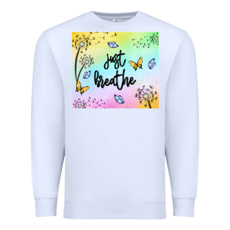 Just Breathe Premium Sweatshirt by MaliasSmallBusiness | Teevron