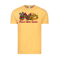 Vintage Mustard peace love tacos Vintage Tee - CTS Tumbler Store