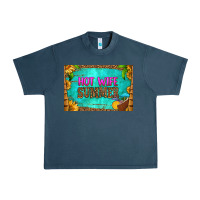 Midnight Navy hot wife summer skinny metal can holder Urban Heavy Tee - HRA Design Shop