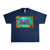 Navy hot wife summer skinny metal can holder Urban Heavy Tee - HRA Design Shop