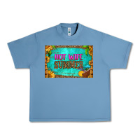 Pebble Blue hot wife summer skinny metal can holder Urban Heavy Tee - HRA Design Shop