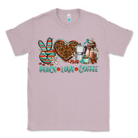 Lilac peace love coffee Classic Tee - AdoDesignShop