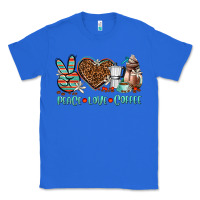 True Royal peace love coffee Classic Tee - AdoDesignShop