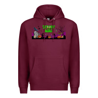 Burgundy spooky mimi libbey glass Premium Hoodie - BundleAndBundleShop