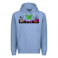 Colony Blue spooky mimi libbey glass Premium Hoodie - BundleAndBundleShop