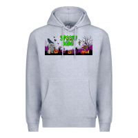 Heather Grey spooky mimi libbey glass Premium Hoodie - BundleAndBundleShop