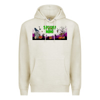 Oatmeal Heather spooky mimi libbey glass Premium Hoodie - BundleAndBundleShop