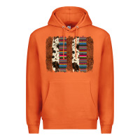 Carrot serape cowhide  brushstroke Premium Hoodie - AdoDesignShop