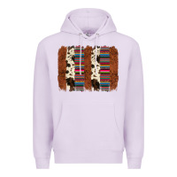 Lilac serape cowhide  brushstroke Premium Hoodie - AdoDesignShop