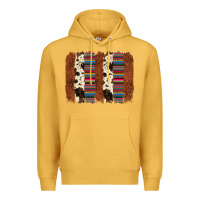 Mustard serape cowhide  brushstroke Premium Hoodie - AdoDesignShop
