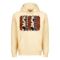 Pina Colada serape cowhide  brushstroke Premium Hoodie - AdoDesignShop
