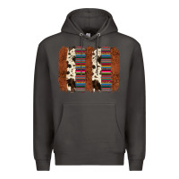 Smoke serape cowhide  brushstroke Premium Hoodie - AdoDesignShop