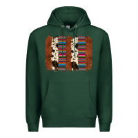 Sports Green serape cowhide  brushstroke Premium Hoodie - AdoDesignShop