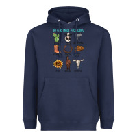 Navy so god made a cowboy Heavyweight Hoodie - MaliasSmallBusiness