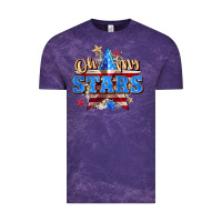 Cloud Purple oh my stars Vintage Tee - Zillion Design Studio