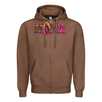 Chestnut mama our lady of guadalupe Zipper Hoodie - Artiststas