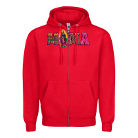 Red mama our lady of guadalupe Zipper Hoodie - Artiststas