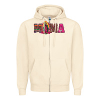 Sandshell mama our lady of guadalupe Zipper Hoodie - Artiststas