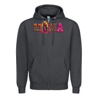 Smoke mama our lady of guadalupe Zipper Hoodie - Artiststas