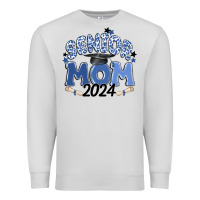 Dove Grey senior mom 2024 Premium Sweatshirt - MaliasSmallBusiness