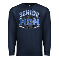 Navy senior mom 2024 Premium Sweatshirt - MaliasSmallBusiness
