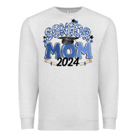 Oatmeal Heather senior mom 2024 Premium Sweatshirt - MaliasSmallBusiness