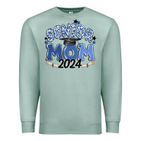 Seafoam senior mom 2024 Premium Sweatshirt - MaliasSmallBusiness