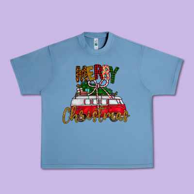 Merry Christmas Urban Heavy Tee Designed By Cowhidedigitalart