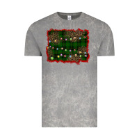 Cloud Rock christmas green plaid background Vintage Tee - BarkalooDesign