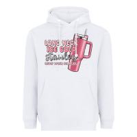 White long neck ice cold stanley never broke my heart Heavyweight Hoodie - MaliasSmallBusiness