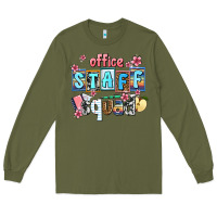 Army Green staff squad Long Sleeve Tee - AdoDesignShop