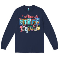 Navy staff squad Long Sleeve Tee - AdoDesignShop