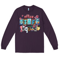 Plum staff squad Long Sleeve Tee - AdoDesignShop