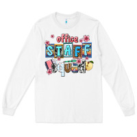 White staff squad Long Sleeve Tee - AdoDesignShop