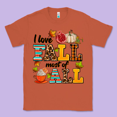I Love Fall Most Of All Classic Tee Designed By Adodesignshop