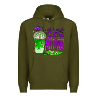 Army Green this witch needs coffee before any hocus pocus Premium Hoodie - BundleAndBundleShop